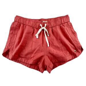 KOA | Roxy S Coral Pink Drawstring Elastic Casual Beach Board Shorts